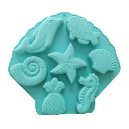 HOMEIU 3D Fondant Ocean Fish Theme Chocolate Candy Molds Polymer Craft Art DIY Molds
HOMEIU 3D Fondant Ocean Fish Theme Chocolate Candy Molds Polymer Craft Art DIY Molds