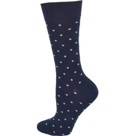 Sierra Socks Combed Cotton Pin Dot Crew Casual Women s Socks W913