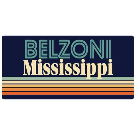 Belzoni Mississippi 5 x 2.5-Inch Fridge Magnet Retro Design