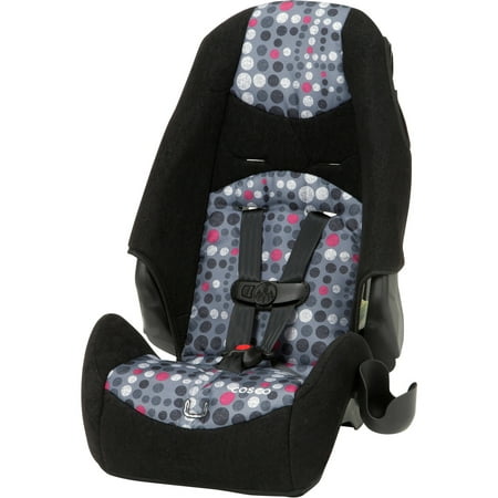 Cosco Highback 2-in-1 Booster Car Seat, Lots Of Dots