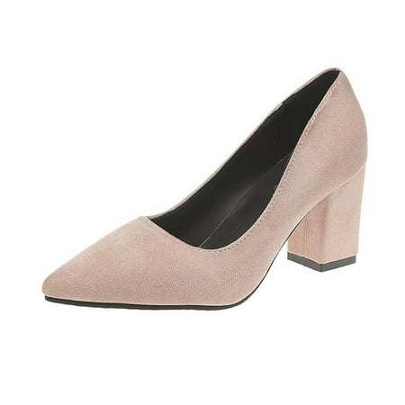 Heels For Women Womens High Heels Women s Pointed Toe Chunky Heels High Heels Shoes Lightweight Flock Shoes Solid Color Casual Shoes Yellow
Heels For Women Womens High Heels Women s Pointed Toe Chunky Heels High Heels Shoes Lightweight Flock Shoes Solid Color Casual Shoes Yellow