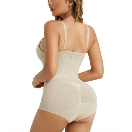 Gotoly Women V Neck Bra Shapewear Bodysuit Tummy Control Waist Trainer Full Body Shaper Butt Lifter Briefs Jumpsuit Tops(Beige X-Large)
Gotoly Women V Neck Bra Shapewear Bodysuit Tummy Control Waist Trainer Full Body Shaper Butt Lifter Briefs Jumpsuit Tops(Beige X-Large)