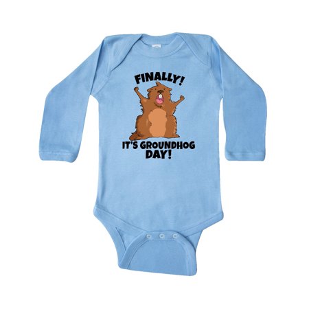 Inktastic Finally it s Groundhog Day Gift Baby Boy or Baby Girl Long Sleeve Bodysuit
Inktastic Finally it s Groundhog Day Gift Baby Boy or Baby Girl Long Sleeve Bodysuit
