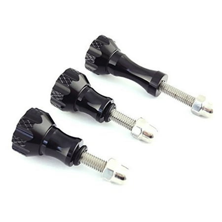 3PK CNC Aluminum Thumb Knob Bolt Nut Kit ForGoPro Hero 8 7 6 5 4 3