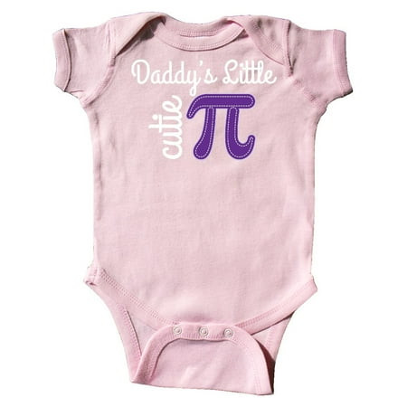 Inktastic Pi Day Daddys Little Cutie Pi Gift Baby Girl Bodysuit
