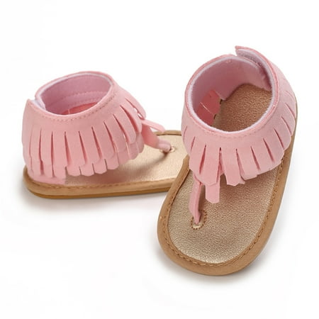 Baby Girls Tassel Sandals Breathable Soft Rubber Sole Non-Slip Open Toe Shoes Newborn Infant Toddler First Walker Crib Shoes for Summer
Baby Girls Tassel Sandals Breathable Soft Rubber Sole Non-Slip Open Toe Shoes Newborn Infant Toddler First Walker Crib Shoes for Summer