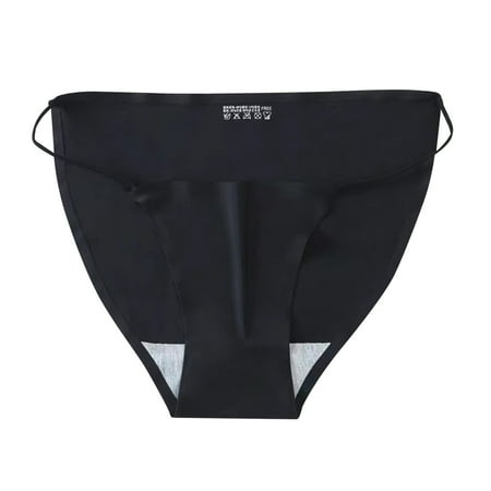 Womens Underwear Briefs Bikini Low Rise Slim Strap Attract Viscose Filament Silk Non Marking Panties For Women
Womens Underwear Briefs Bikini Low Rise Slim Strap Attract Viscose Filament Silk Non Marking Panties For Women