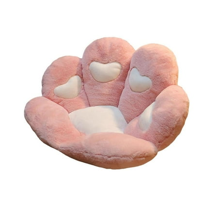 Cat Paw Seat Cushion Cozy Sofa Plush Pad Office Chair Seat Pillow