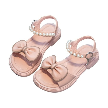 Children Boys Girls Shoes Bowknot Printed Flat Open Toe Sandals Pearl Rhinestone Princess Summer Holiday Weekends School Footwear For Child
Children Boys Girls Shoes Bowknot Printed Flat Open Toe Sandals Pearl Rhinestone Princess Summer Holiday Weekends School Footwear For Child
