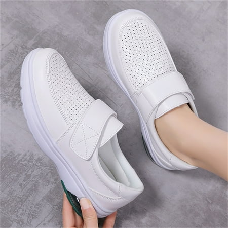 Cathalem Women s Shoes Casual Soft Bottom Shoes Hook&Loop Shoes Single Cushion Shoes Women s Flat Sneaker Boots for Women White 8.5
Cathalem Women s Shoes Casual Soft Bottom Shoes Hook&Loop Shoes Single Cushion Shoes Women s Flat Sneaker Boots for Women White 8.5