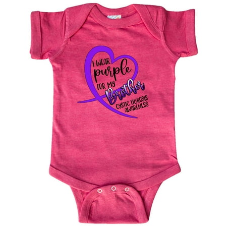 Inktastic I Wear Purple for my Brother- Cystic Fibrosis Awareness Gift Baby Boy or Baby Girl Bodysuit
Inktastic I Wear Purple for my Brother- Cystic Fibrosis Awareness Gift Baby Boy or Baby Girl Bodysuit
