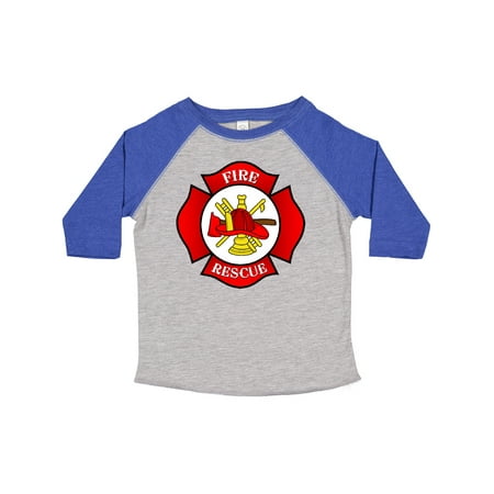 Inktastic Maltese Cross Firefighter Gift Toddler Boy or Toddler Girl T-Shirt