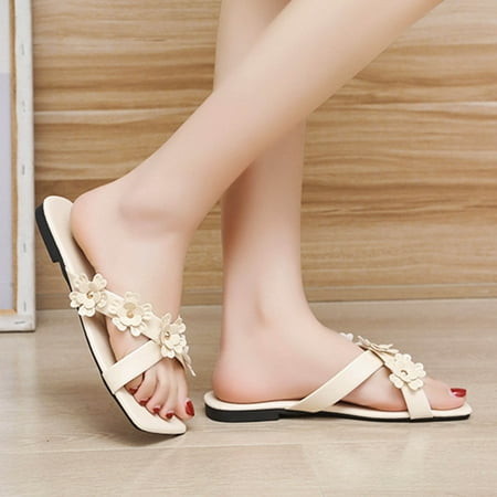 BRISEZZS Women s Slide Sandals- Open Toe Solid New Style Beach Casual Floral Summer Flat Slide Sandals #327 Beige-42
BRISEZZS Women s Slide Sandals- Open Toe Solid New Style Beach Casual Floral Summer Flat Slide Sandals #327 Beige-42