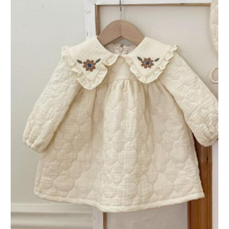 DanceeMangoo Winter New Baby Girl Flower Embroidery Thick Warm Clothes Cotton Infant Girl Bodysuit Cute Jumpsuit For Girl Princess Dress
DanceeMangoo Winter New Baby Girl Flower Embroidery Thick Warm Clothes Cotton Infant Girl Bodysuit Cute Jumpsuit For Girl Princess Dress