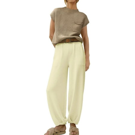 Homenesgenics Womens Suit Plus Size Pajamas for Women Women s Two Piece Outfits Sweater Knit Pullover Tops High Waisted Pants Tracksuit Lounge Sets50
Homenesgenics Womens Suit Plus Size Pajamas for Women Women s Two Piece Outfits Sweater Knit Pullover Tops High Waisted Pants Tracksuit Lounge Sets50