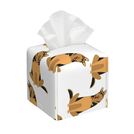 Tissue Box Cover German Shepherd Dog No.1010 Leather Tissue Box Holder - Tissue Case Facial Paper Organizer for Bathroom Vanity Countertop Tabletop Car Night Stands
Tissue Box Cover German Shepherd Dog No.1010 Leather Tissue Box Holder - Tissue Case Facial Paper Organizer for Bathroom Vanity Countertop Tabletop Car Night Stands