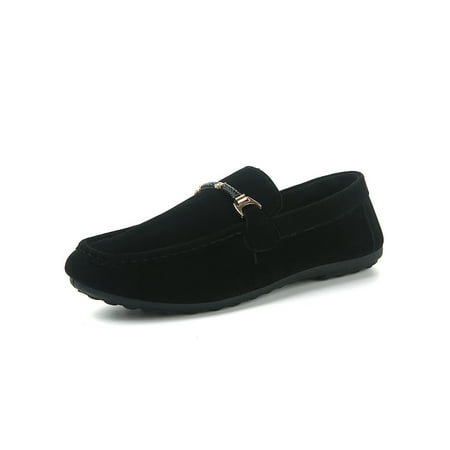GENILU Mens Non-Slip Classic Round Toe Loafers Driver Flat Driving Shoes Party Casual Faux Suede Flats
GENILU Mens Non-Slip Classic Round Toe Loafers Driver Flat Driving Shoes Party Casual Faux Suede Flats