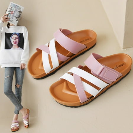 Slippers for Women Open Toe Non-slip Cozy Soft Rubber Sole Summer Slippers Breathable Sandals for Indoor Outdoor
Slippers for Women Open Toe Non-slip Cozy Soft Rubber Sole Summer Slippers Breathable Sandals for Indoor Outdoor