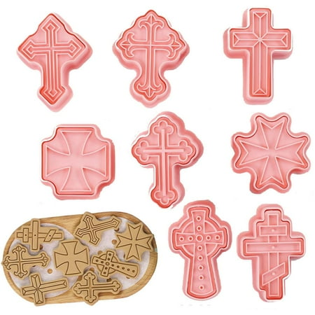 Gecorid Cross Mold 3D Cookie Cutter Set Fondant Cross Mold Cookie Cutters Set Biscuit Cutter Christian Cartoon Cutters for DIY Cookie Cake Baking Supplies 8Pcs grand
Gecorid Cross Mold 3D Cookie Cutter Set Fondant Cross Mold Cookie Cutters Set Biscuit Cutter Christian Cartoon Cutters for DIY Cookie Cake Baking Supplies 8Pcs grand