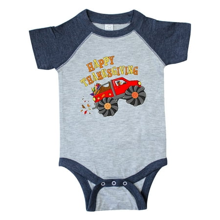 Inktastic Happy Thanksgiving Monster Truck with Turkey and Food Gift Baby Boy or Baby Girl Bodysuit
Inktastic Happy Thanksgiving Monster Truck with Turkey and Food Gift Baby Boy or Baby Girl Bodysuit