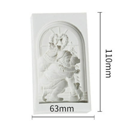 Rdeuod Flexible Silicone Cake Molds Santa Claus Decoration Mould Candy Chocolate Christmas Decorations A
Rdeuod Flexible Silicone Cake Molds Santa Claus Decoration Mould Candy Chocolate Christmas Decorations A