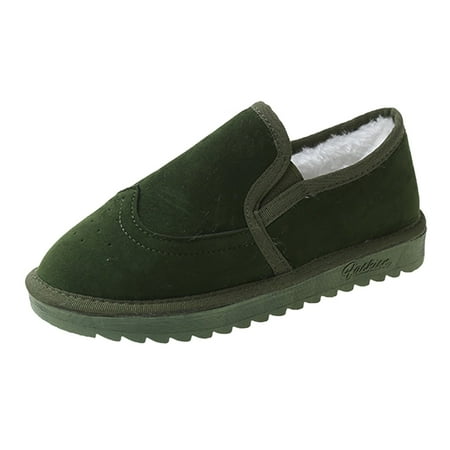 Women Walking Shoes Fashion Winter Men Snow Boots Flat Bottom Non Slip Plush Warm And Comfortable Solid Color Shallow Mouth Slip On Snow Boots for Men PU Green
Women Walking Shoes Fashion Winter Men Snow Boots Flat Bottom Non Slip Plush Warm And Comfortable Solid Color Shallow Mouth Slip On Snow Boots for Men PU Green