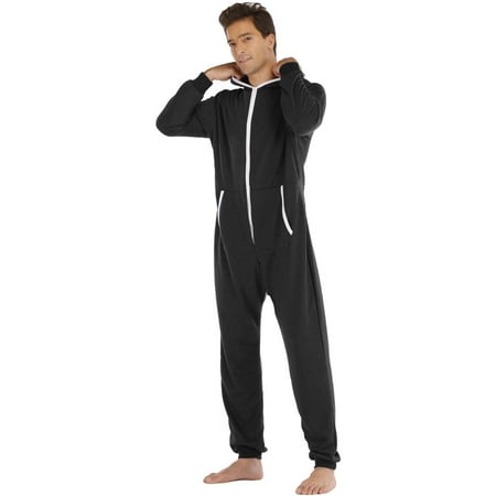 Pajama Sets Loungewear for Men Men s Long Sleeve Soild Color Printed Jumpsuit Zipper Hood Pyjamas Nightwear With Pockets polyester Winter Jackets for Men Black
Pajama Sets Loungewear for Men Men s Long Sleeve Soild Color Printed Jumpsuit Zipper Hood Pyjamas Nightwear With Pockets polyester Winter Jackets for Men Black