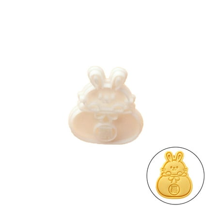 Skys Chocolate Mold DIY Cartoon Animal Practical Bunny Pattern Cookie Cutter Pastry Baking Mould