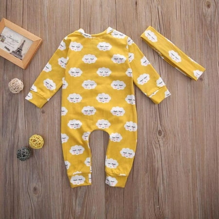 Mjbaby 2pcs Infant Toddler Cothes Set Baby Kids Boys Girls Cloud White Long Sleeve Romper Overalls + Headband
Mjbaby 2pcs Infant Toddler Cothes Set Baby Kids Boys Girls Cloud White Long Sleeve Romper Overalls + Headband