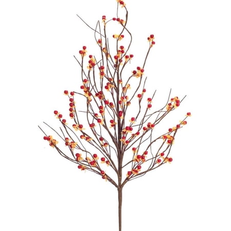 Club Pack of 12 Festive Autumn Indoor Outdoor Multi Colored Bittersweet Spray 33"H