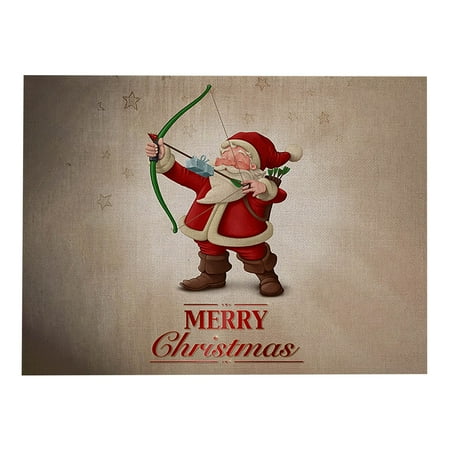 Yoslce Placemats Christmas Placemat Christmas Placemat Family Table Atmosphere Arrangement Supplies Decorations
Yoslce Placemats Christmas Placemat Christmas Placemat Family Table Atmosphere Arrangement Supplies Decorations