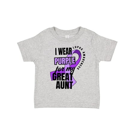 Inktastic I Wear Purple for My Great Aunt Lupus Awareness Gift Toddler Boy or Toddler Girl T-Shirt
Inktastic I Wear Purple for My Great Aunt Lupus Awareness Gift Toddler Boy or Toddler Girl T-Shirt