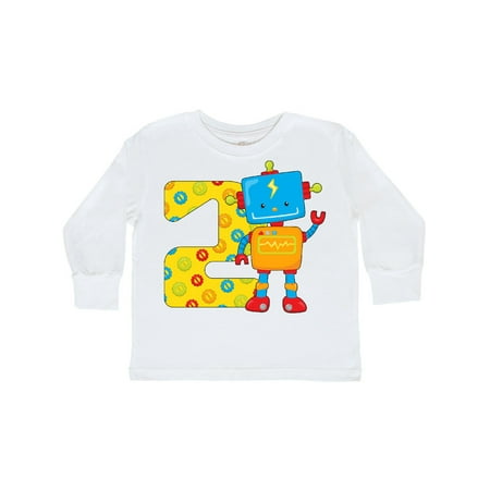 Inktastic This Robot is Two- Second Birthday Gift Toddler Boy or Toddler Girl Long Sleeve T-Shirt
Inktastic This Robot is Two- Second Birthday Gift Toddler Boy or Toddler Girl Long Sleeve T-Shirt