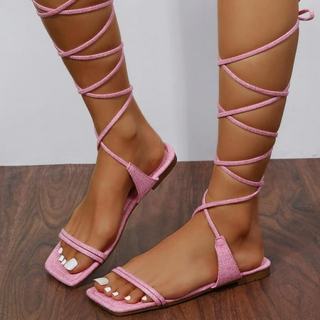 Homedles Sandals for Women- Open toe Gift for Women Comfortable Casual Flat Strappy Women Sandals Pink 39
Homedles Sandals for Women- Open toe Gift for Women Comfortable Casual Flat Strappy Women Sandals Pink 39