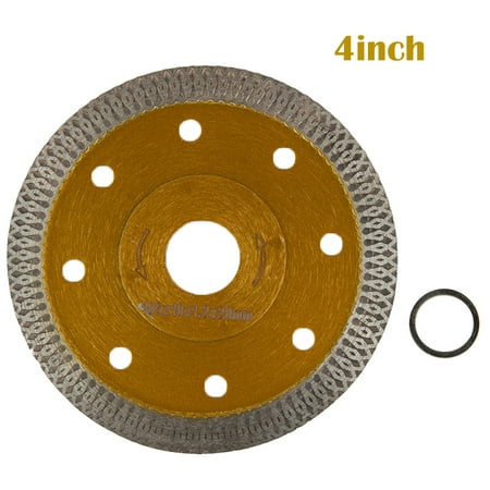 RANMEI Porcelain Tile Turbo Thin Diamond Dry Cutting Blade/Disc Grinder Wheel 4/4.5/5in
