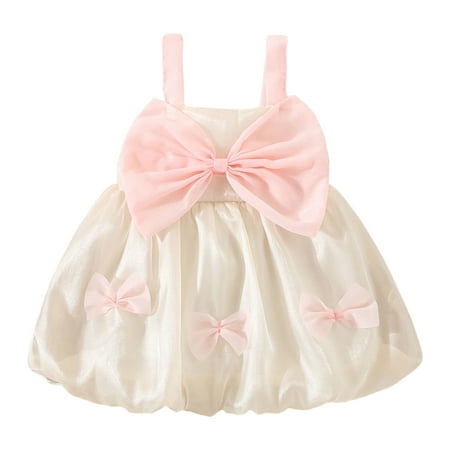 TAIAOJING Little Girls Dresses Toddler Sleeveless Bowknot Ruffles Princess Dress Dance Party Dresses Clothes Cute Sundress 2-3 Years
TAIAOJING Little Girls Dresses Toddler Sleeveless Bowknot Ruffles Princess Dress Dance Party Dresses Clothes Cute Sundress 2-3 Years