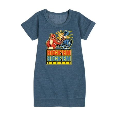 Rock Em Sock Em - Red Rocker Blue Bomber - Toddler And Youth Girls Fleece Dress
Rock Em Sock Em - Red Rocker Blue Bomber - Toddler And Youth Girls Fleece Dress
