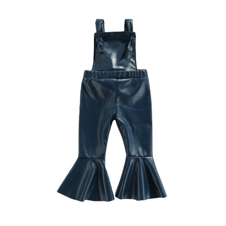 Suanret Toddler Little Baby Girls Jumpsuit Faux Leather Romper One Piece Solid Sleeveless Suspender Pants Blue 3-4 Years
Suanret Toddler Little Baby Girls Jumpsuit Faux Leather Romper One Piece Solid Sleeveless Suspender Pants Blue 3-4 Years