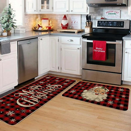 Polyester Carpet Christmas Kitchen Carpet (2 Pieces) Merry Christmas Kitchen Carpet Washable Cushion Comfortable Kitchen Carpet Set
Polyester Carpet Christmas Kitchen Carpet (2 Pieces) Merry Christmas Kitchen Carpet Washable Cushion Comfortable Kitchen Carpet Set