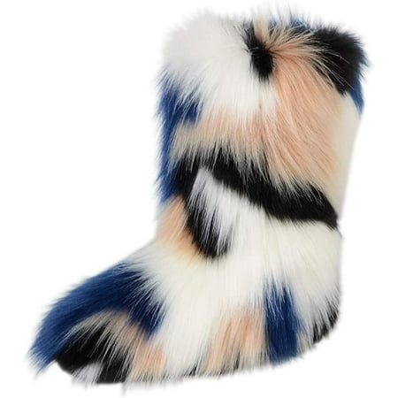 Women s Faux fur Boot Furry Fluffy Short Snow Boot Mid-Calf Boots Warm Comfortable Outdoor Flat Shoes
Women s Faux fur Boot Furry Fluffy Short Snow Boot Mid-Calf Boots Warm Comfortable Outdoor Flat Shoes