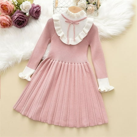 WZHKSN Sweater For Child Babys Kids Toddler Girls Solid Spring Winter Ruffled Long Sleeve Knit Princess Dress Clothes Coat
WZHKSN Sweater For Child Babys Kids Toddler Girls Solid Spring Winter Ruffled Long Sleeve Knit Princess Dress Clothes Coat