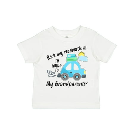 Inktastic Book My Reservation! I m Going to My Grandparents Gift Toddler Boy or Toddler Girl T-Shirt
Inktastic Book My Reservation! I m Going to My Grandparents Gift Toddler Boy or Toddler Girl T-Shirt