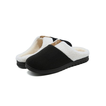 Gomelly Ladies Lightweight Clog Slippers Anti-Slip Closed Toe House Shoes Bedroom Fleece Lined Slipper Striped Black 5.5-6
Gomelly Ladies Lightweight Clog Slippers Anti-Slip Closed Toe House Shoes Bedroom Fleece Lined Slipper Striped Black 5.5-6