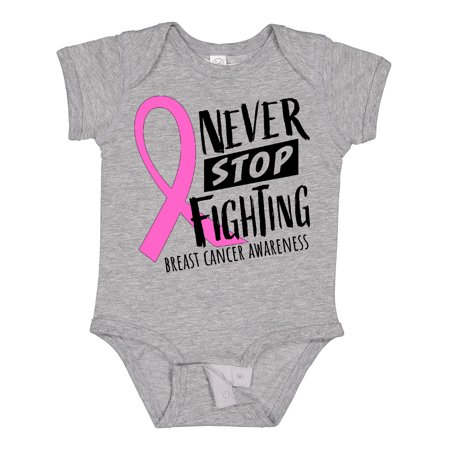 Inktastic Never Stop Fighting Breast Cancer Awareness Gift Baby Boy or Baby Girl Bodysuit
Inktastic Never Stop Fighting Breast Cancer Awareness Gift Baby Boy or Baby Girl Bodysuit