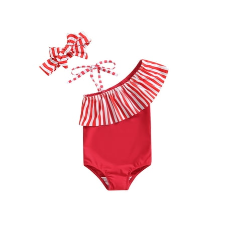 Linlinchuli Newborn Baby Girl One Piece Swimwear Spaghetti Strap Sling Swimsuit Summer Beachwear Bathing Bikini Set
Linlinchuli Newborn Baby Girl One Piece Swimwear Spaghetti Strap Sling Swimsuit Summer Beachwear Bathing Bikini Set