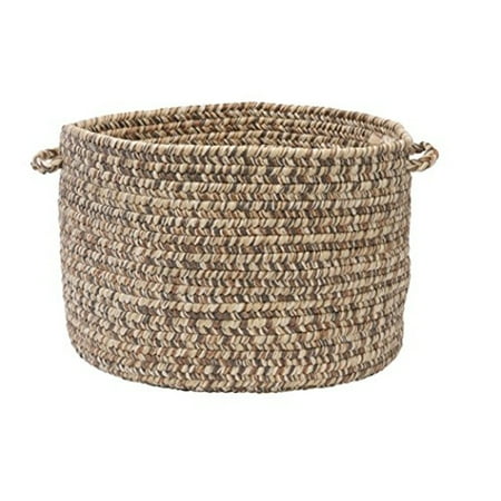 CC89A018X018 Corsica - Storm Gray 18 x18 x12 Basket 100% Polypropylene - Round.