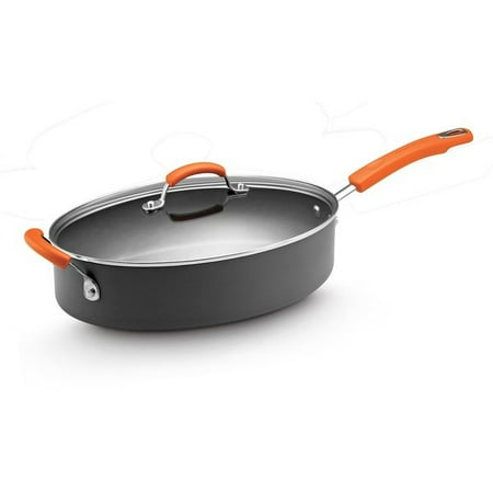 Rachael Ray Hard Anodized II Nonstick Dishwasher Safe 5-Quart Covered Oval Sa...
Rachael Ray Hard Anodized II Nonstick Dishwasher Safe 5-Quart Covered Oval Sa...