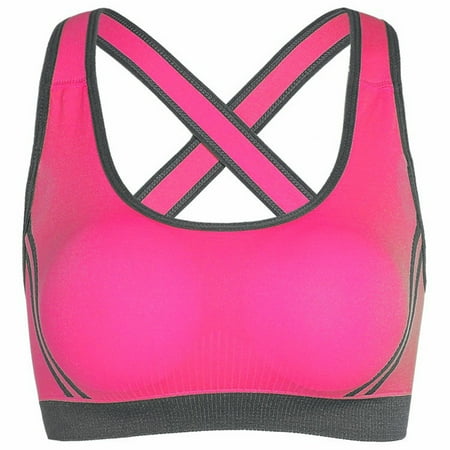 ZMHEGW High Impact Sports Bras for Women Wire-Free Sport Underwear Solid Print Hot Pink L
ZMHEGW High Impact Sports Bras for Women Wire-Free Sport Underwear Solid Print Hot Pink L