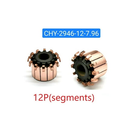 5PC 7.96x19.2x15.2(16)mm 12P Teeth Copper Hook Type Electrical Motor Commutator
5PC 7.96x19.2x15.2(16)mm 12P Teeth Copper Hook Type Electrical Motor Commutator