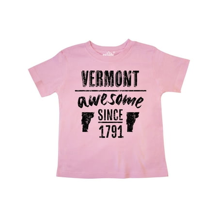 Inktastic Vermont Awesome Since 1791 Gift Toddler Boy or Toddler Girl T-Shirt